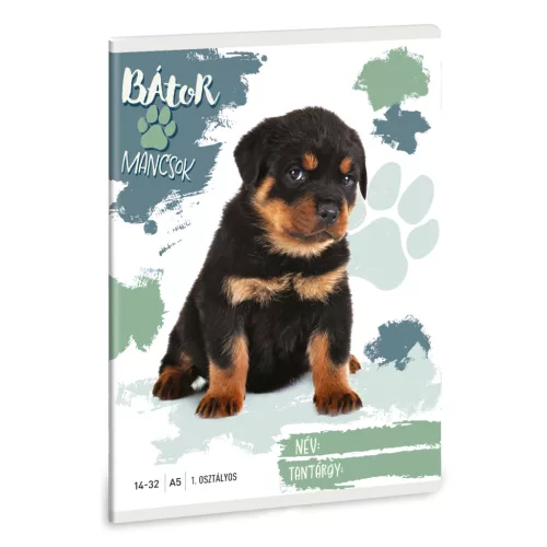 Ars Una Füzet I. Osztályos Bátor Mancsok-Rottweiler (5499) 25