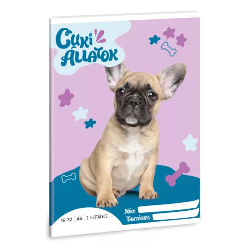Ars Una Füzet II. Osztályos Cuki-Francia Bulldog (5426) 24