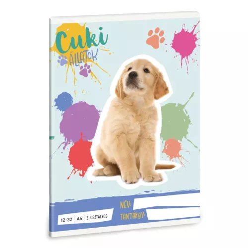 Ars Una Füzet III. Osztályos Cuki Golden Retriever (5495) 25