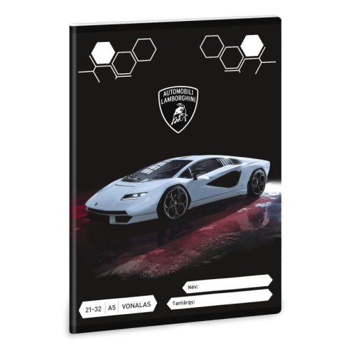 Ars Una Füzet A/5 Vonalas Lamborghini 5254