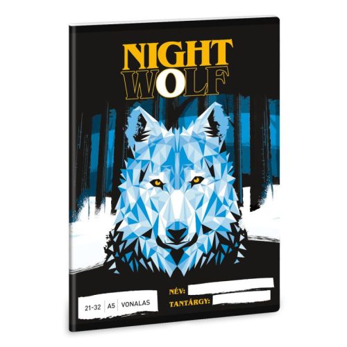 Ars Una Füzet A/5 Vonalas Nightwolf 5257