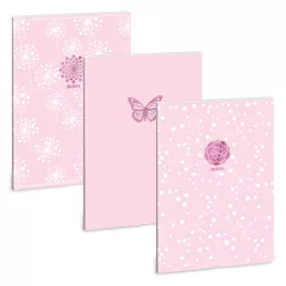 Ars Una Extra Kapcsos Füzet A/4 Sima Pink Spring (5242) 22