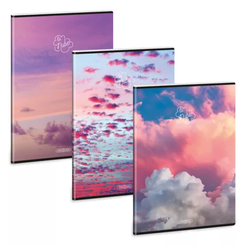 Ars Una Füzet A/4 Extra Kapcsos Sima La Nube (5487) 25