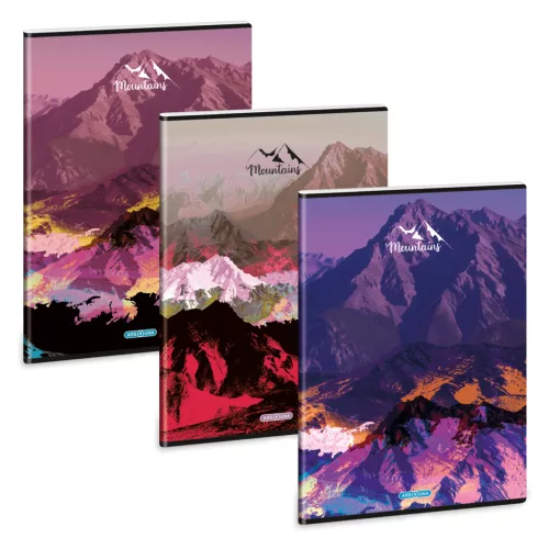 Ars Una Füzet A/4 Extra Kapcsos Sima Mountains (5489) 25
