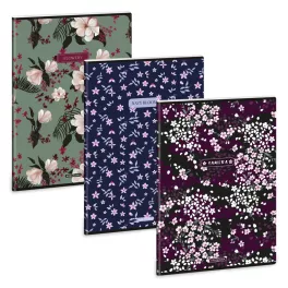   Ars Una Extra Kapcsos Füzet A/4 Sima Flowery-Sakura-Navy Mix (5591) 26