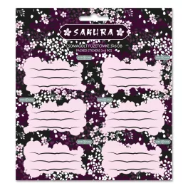 Ars Una Füzetcímke Csomagolt 3x6 Darab Sakura (5531) 26