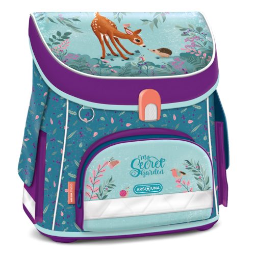 Ars Una Iskolatáska Kompakt Easy Mágneszáras My Secret Garden (5339) 24