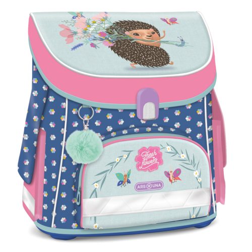 Ars Una Iskolatáska Kompakt Easy Mágneszáras Fresh Flowers (5524) 26