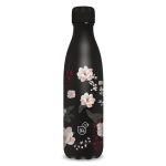 Ars Una Duplafalú Fém Kulacs 500 ml Flowery Black (5374) 24
