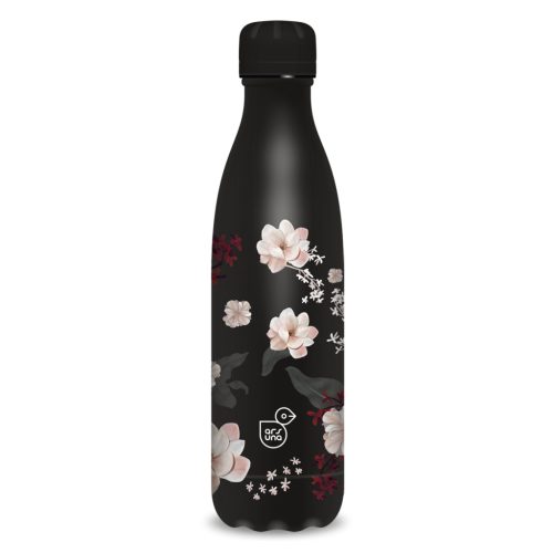Ars Una Duplafalú Fém Kulacs 500 ml Flowery Black (5374) 24