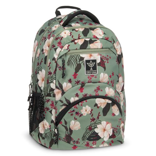 Ars Una Ergonomikus Hátizsák 27 Literes Flowery Green (5535) 26