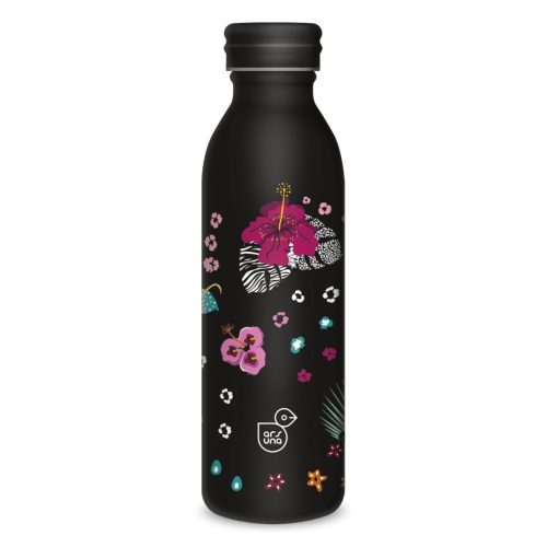 Ars Una Duplafalú Fém Kulacs 600 ml Black Hibiscus (5394) 24