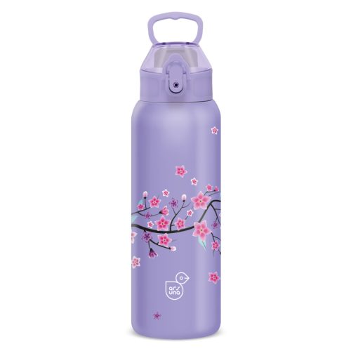 Ars Una Duplafalú Fémkulacs 700 ml Snow Flower-Purple (5547) 25