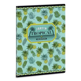   Ars Una Extra Kapcsos Füzet A/5 Négyzetrácsos Yellow Pineapple (869) 18