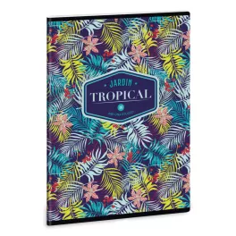   Ars Una Extra Kapcsos Füzet A/5 Négyzetrácsos Tropical Lily Flower (945) 19