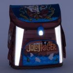Ars Una Kompakt Easy Mágneszáras Iskolatáska Jolly Roger (806) 17