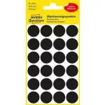 Avery Etikett 18 mm Kör Fekete 96 Etikett/Csomag