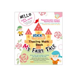   StickN Átrajzoló Füzet 20,3x15 cm 30 Darab Öntapadó Fehér Fóliával My Fairy Tale