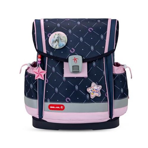 Belmil Merevfalú Iskolatáska Classy Plus 405-78/AG Midnight Gallop