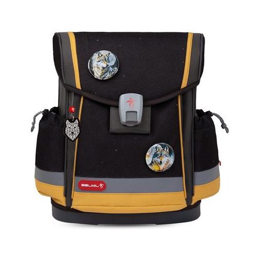 Belmil Merevfalú Iskolatáska Classy Plus 405-78/AG Wolves Sand