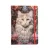 Argus Keményfedeles Notesz B/5 Vonalas 96 Lapos Piros Gumival Cat