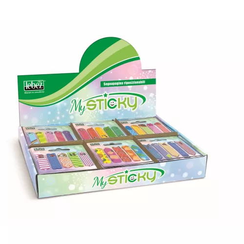 Lebez Jelölőcímke Műanyag 5x25 Lapos 45x12 mm Vegyes Mintákban