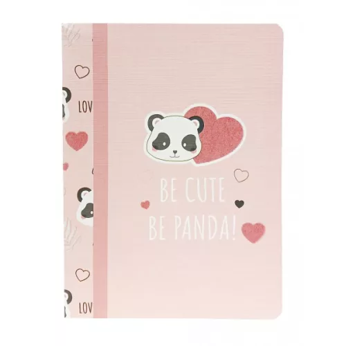 Ancor Füzet A/5 48 Lapos Vonalas Panda Vegyes Minta