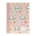 Ancor Füzet A/5 48 Lapos Vonalas Panda Vegyes Minta