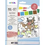 Heyda Színező 15x13 cm 10 Mintával Vízzel Tölthető Ecsettel Farm