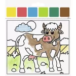 Heyda Színező 15x13 cm 10 Mintával Vízzel Tölthető Ecsettel Farm