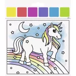 Heyda Színező 15x13 cm 10 Mintával Vízzel Tölthető Ecsettel Unikornis