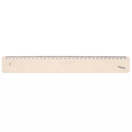 Empen Vonalzó Fa 30 cm