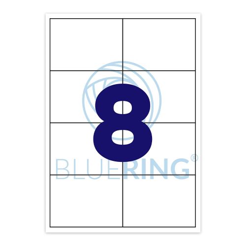 Bluering Univerzális Etikett 105x70 mm 8 címke/lap 100 ív/csomag