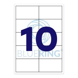   Bluering Univerzális Etikett 105x57 mm 10 címke/lap 100 ív/csomag