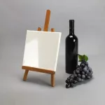 Festőállvány Asztali 19x18x41 cm Összecsukható Menütartó