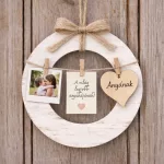 Decorolla Natúr Fa Karika Lapos 20 cm 3 Darab/Csomag