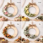 Decorolla Natúr Fa Karika Lapos 20 cm 3 Darab/Csomag