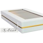 Decorolla Papírdoboz Téglalap Natúr Fehér Belsővel