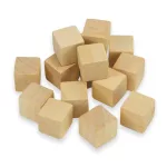 Decorolla Natúr Fa Kocka 2 cm 15 Darab/Csomag