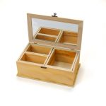 Decorolla Ékszertartó Doboz Natúr Fa