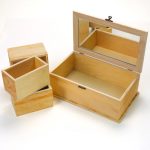 Decorolla Ékszertartó Doboz Natúr Fa