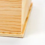 Decorolla Ékszertartó Doboz Natúr Fa