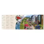 Csízió Asztalinaptár Fekvő Kék 2026