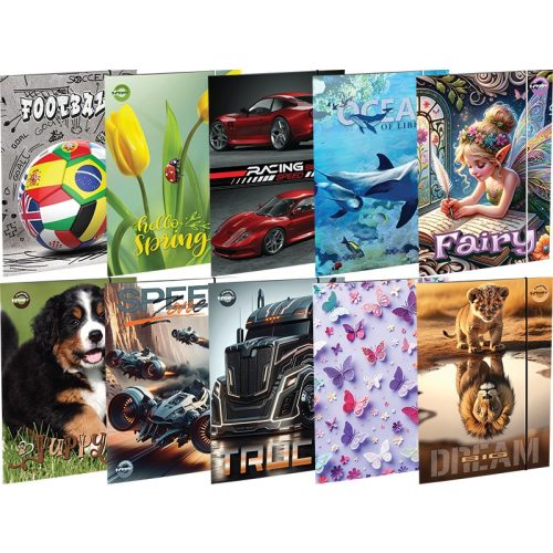 T-Creativ Gumis Mappa A/5 Vegyes Mintákban