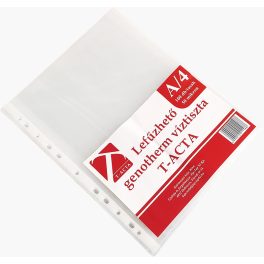 Genotherm, lefűzhető A/4 50 mikron, víztiszta T-Acta