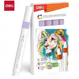   Deli Akril Marker Vízbázisú 1 mm Háromszögletű Pail Lilac 149