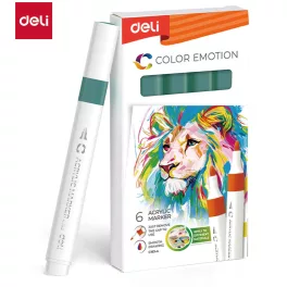   Deli Akril Marker Vízbázisú 1 mm Háromszögletű Pastel Green 152