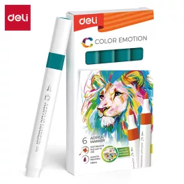   Deli Akril Marker Vízbázisú 1 mm Háromszögletű Deep Blue 31