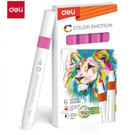 Deli Akril Marker Vízbázisú 1 mm Háromszögletű Rose 46