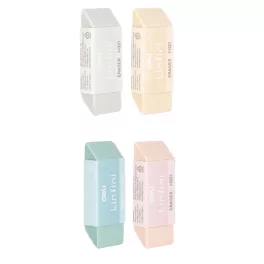   Deli Linfini Radír Papírtokkal 54x20x10,5 mm Por- és Foltmentes Pasztell Vegyes Színekben
